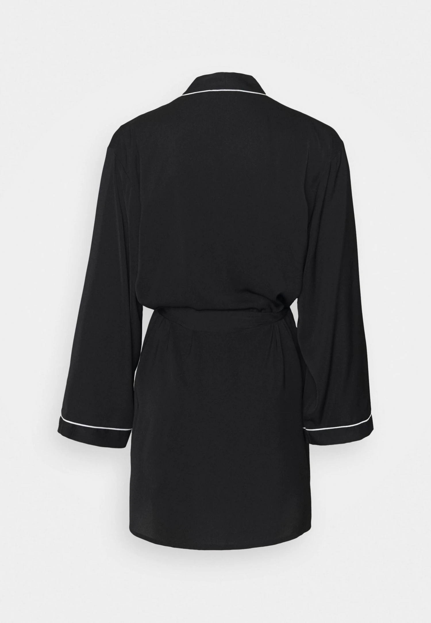 Anna Field Amanda Satin Dressing Gown - Badjas - Black - Afbeelding 8