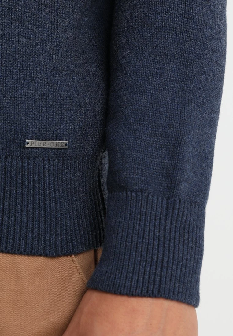 Pier One Trui - Mottled Dark Blue - Afbeelding 6
