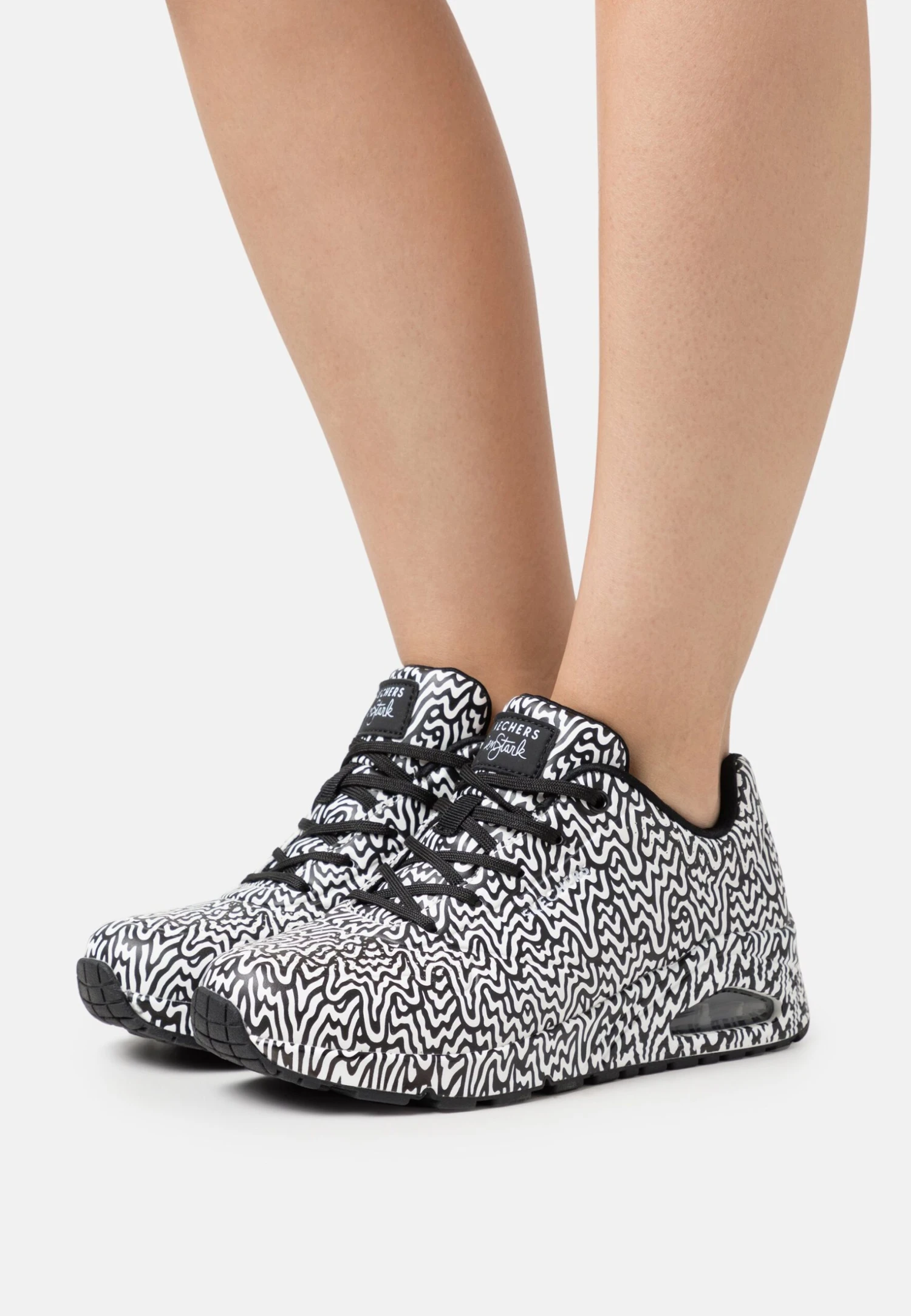 Uno - Sneakers Laag - Black/White