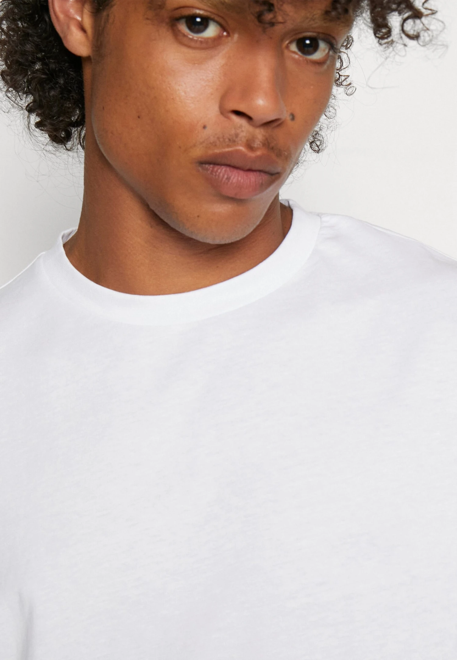 YOURTURN 3Pack Unisex - T-Shirt Basic - White/Dark Grey /Dark Brown - Afbeelding 7