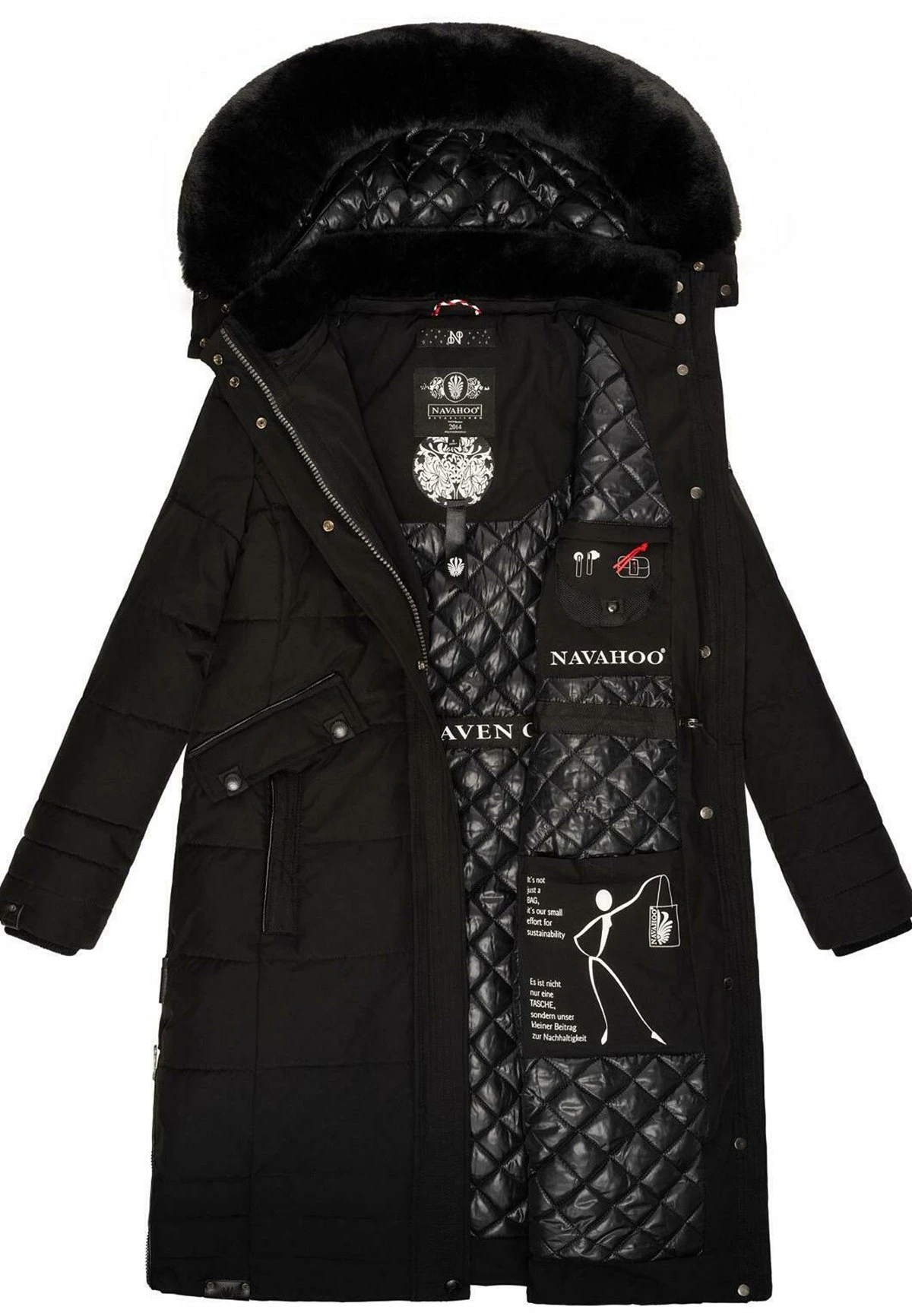 Navahoo Fahmiyaa - Winterjas - Black - Afbeelding 3