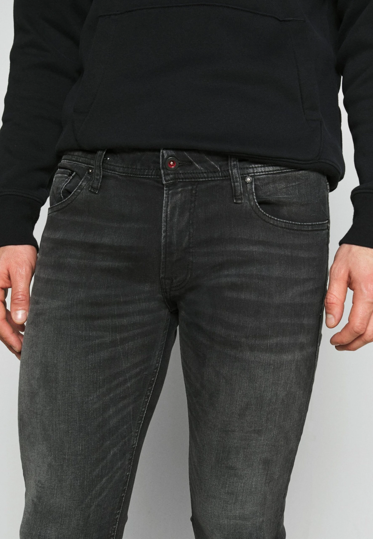 Jack & Jones Jjitom Jjoriginal- Jeans Skinny Fit - Black Denim - Afbeelding 5