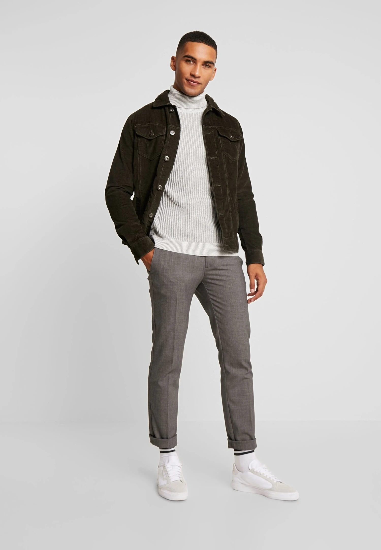 Pier One Trui - 111 - Mottled Light Grey - Afbeelding 2